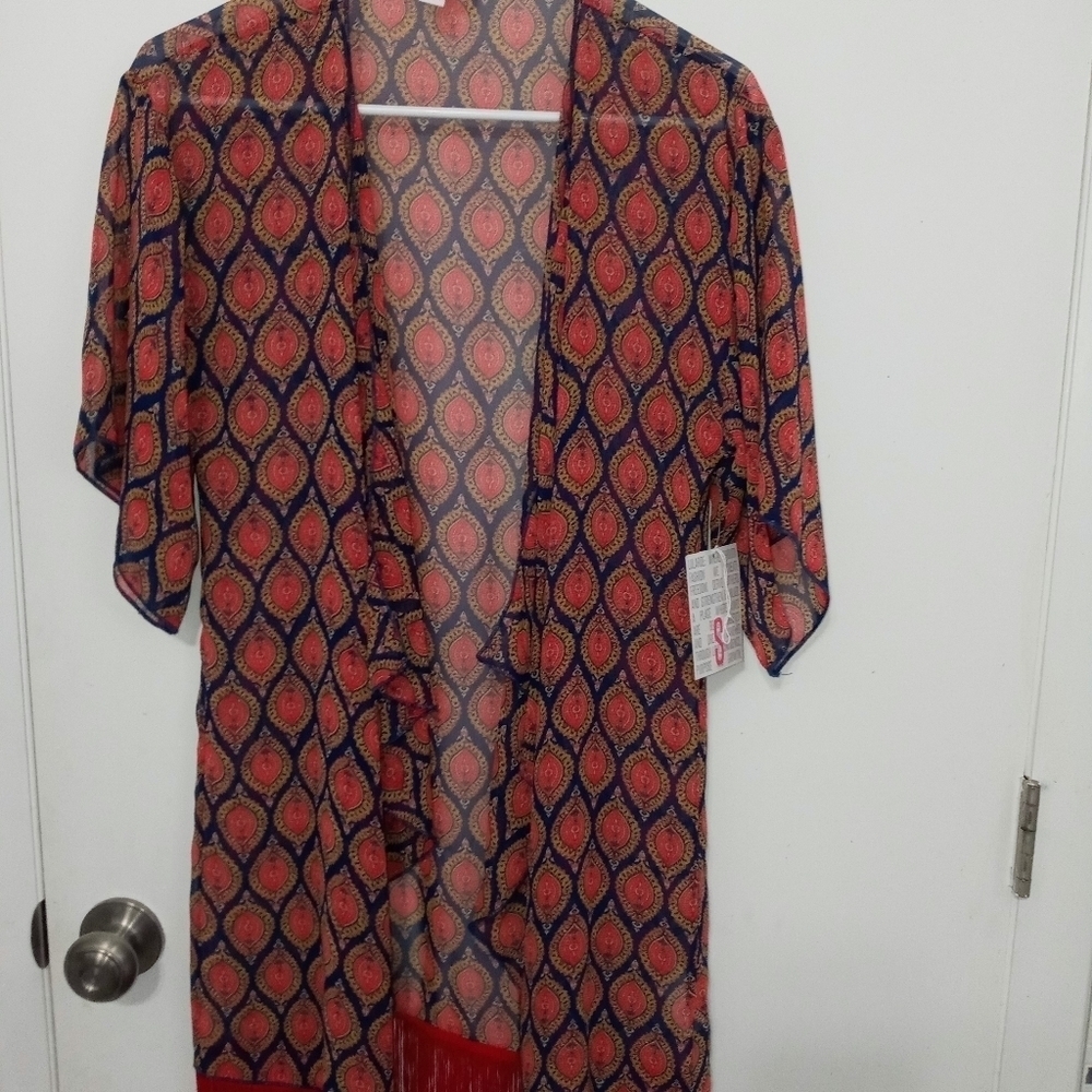 Lularoe Beach Sarong With Tassles